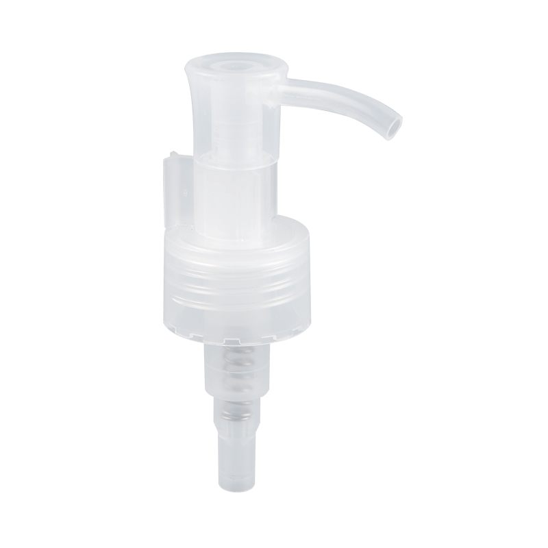 24/410 plastic clip lock lotion pump with long nozzle