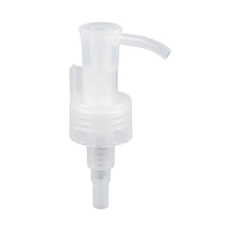 24/410 plastic clip lock lotion pump with long nozzle