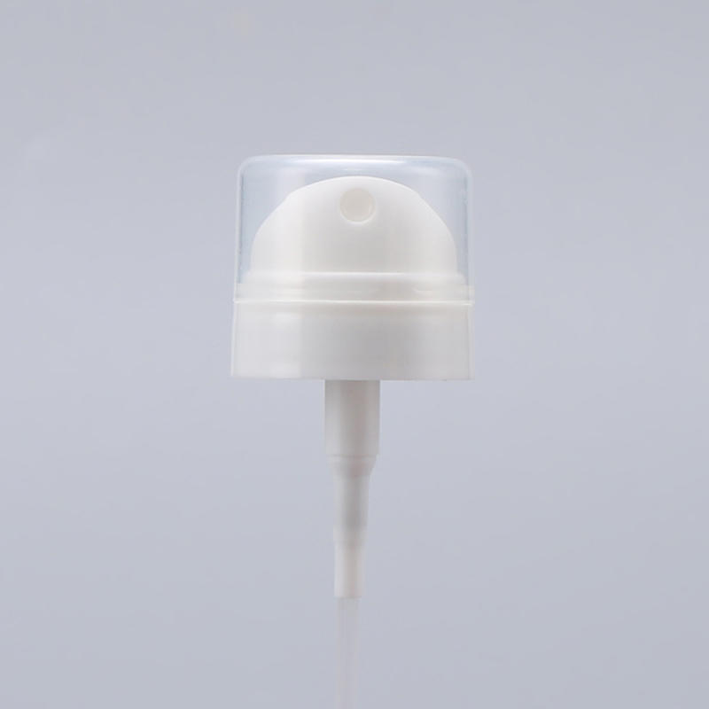 32mm white plastic pp mini sunscreen /crimp sprayer pump
