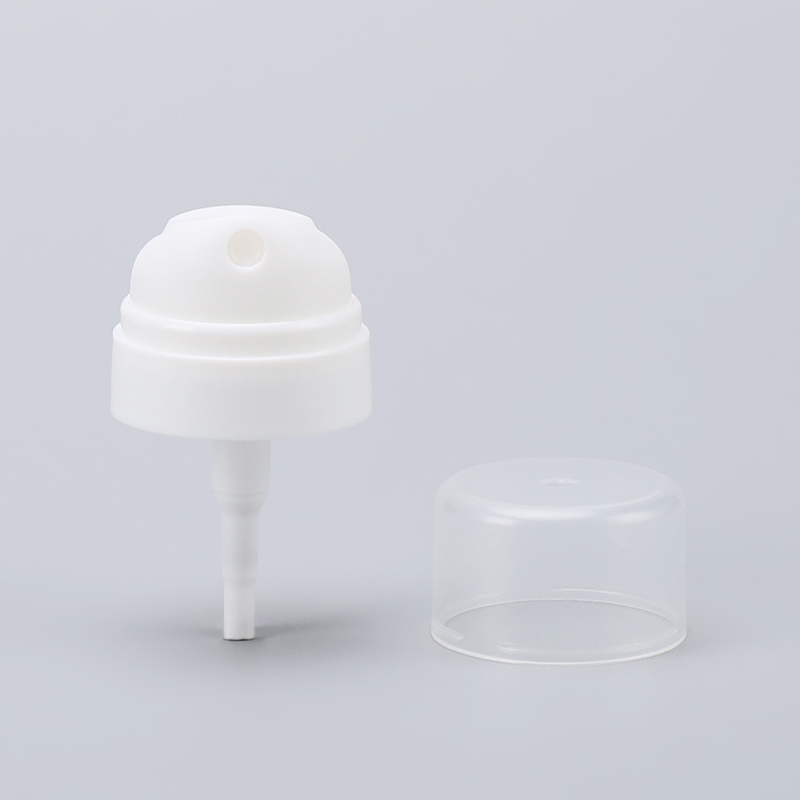 32mm white plastic pp mini sunscreen /crimp sprayer pump