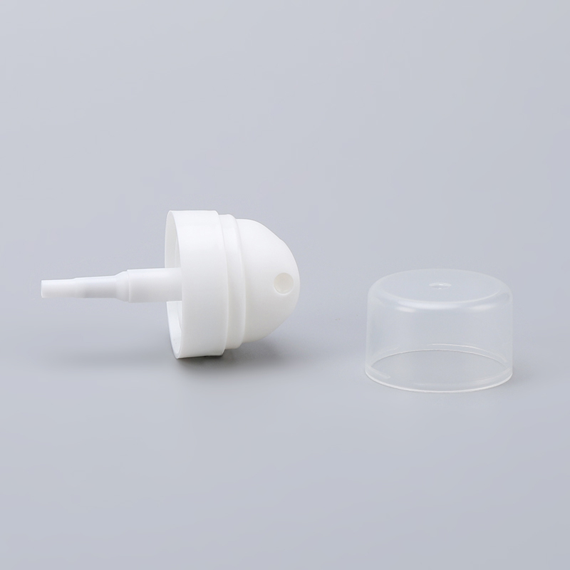 32mm white plastic pp mini sunscreen /crimp sprayer pump