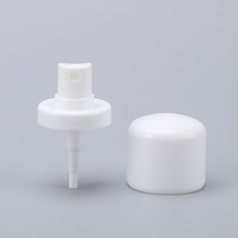 32mm white plastic pp mini sunscreen /crimp sprayer pump